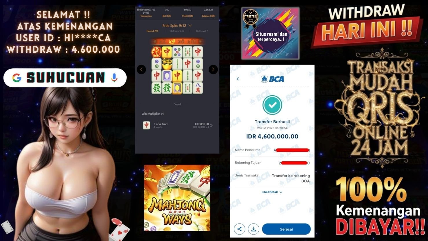 SUHUCUAN JACKPOT SLOT MAHJONG WAYS